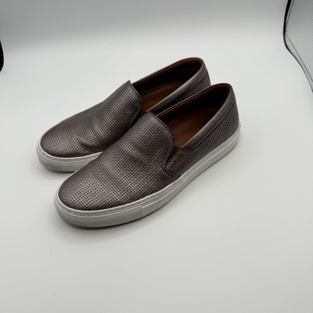Aquatalia Men's Ashlynn Slip Ons Size 8.5 Bronze